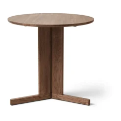 Mesa Trefoil Ø75 cm, Roble ahumado*Form & Refine