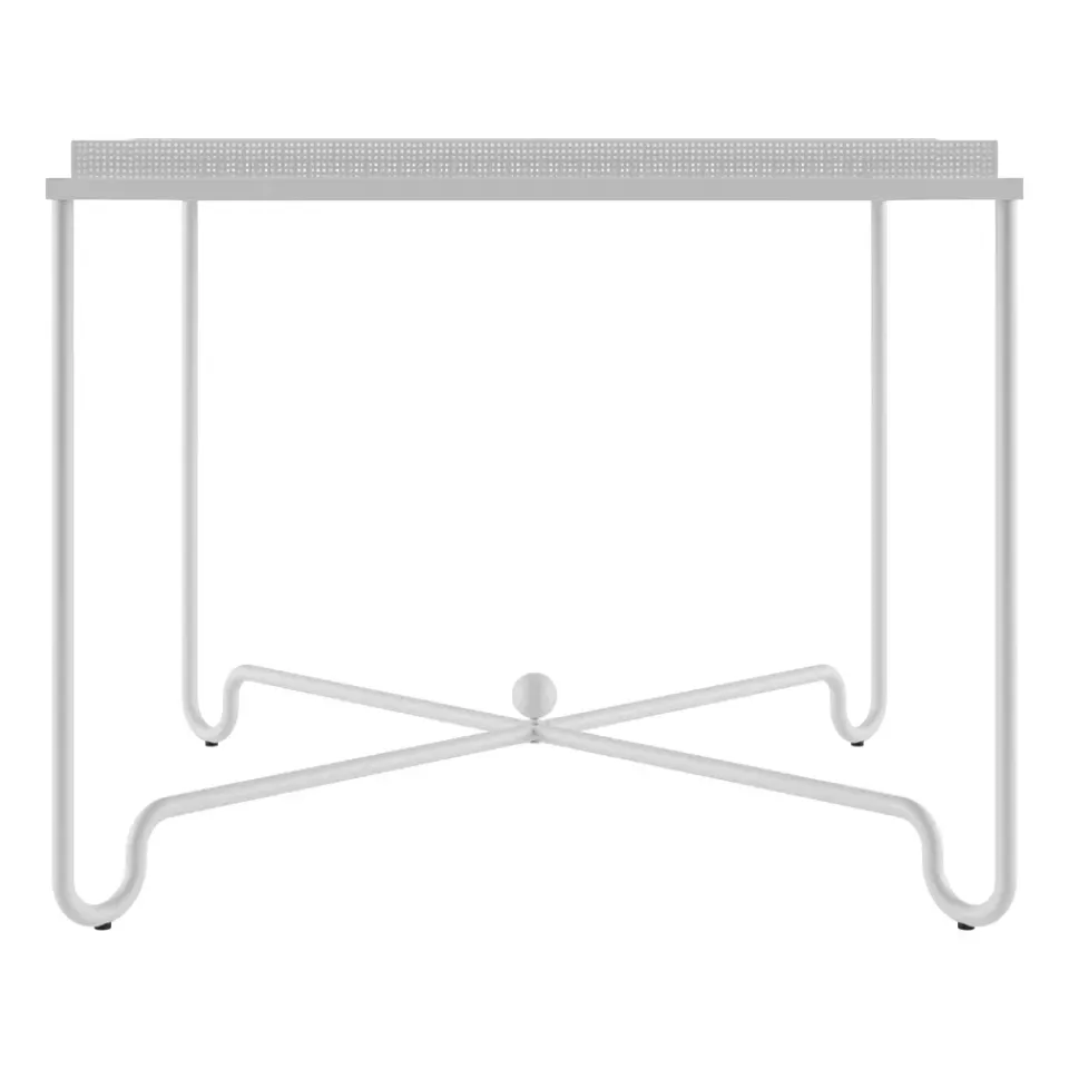 Mesa Tropique 90x90x75 cm, Classic white semi matt*GUBI Outlet