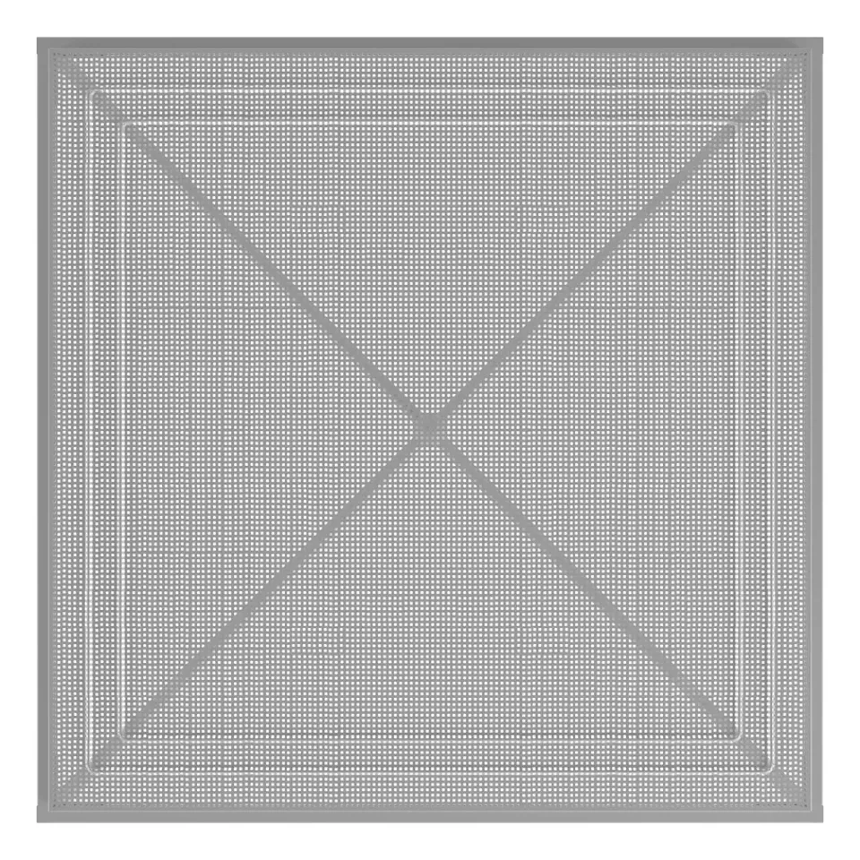 Mesa Tropique 90x90x75 cm, Classic white semi matt*GUBI Outlet