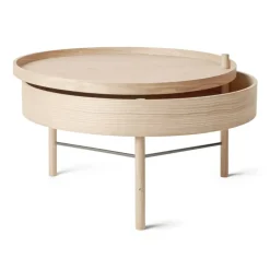 Mesa Turning, roble natural-cromo*Audo Copenhagen Discount
