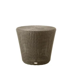 Mesa/reposapiés Kingston Ø46 cm, Mocca*Cane-line Outlet