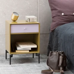 Mesilla de noche Dream, Oyster 156, base 3cm*Montana
