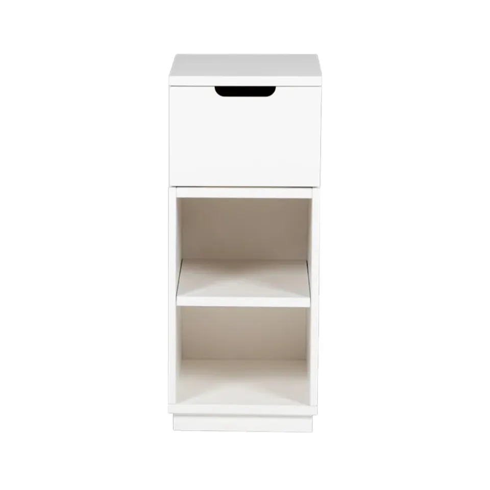 Mesita de noche Aoko 72 cm 1 cajón, Lacado*Mavis Discount