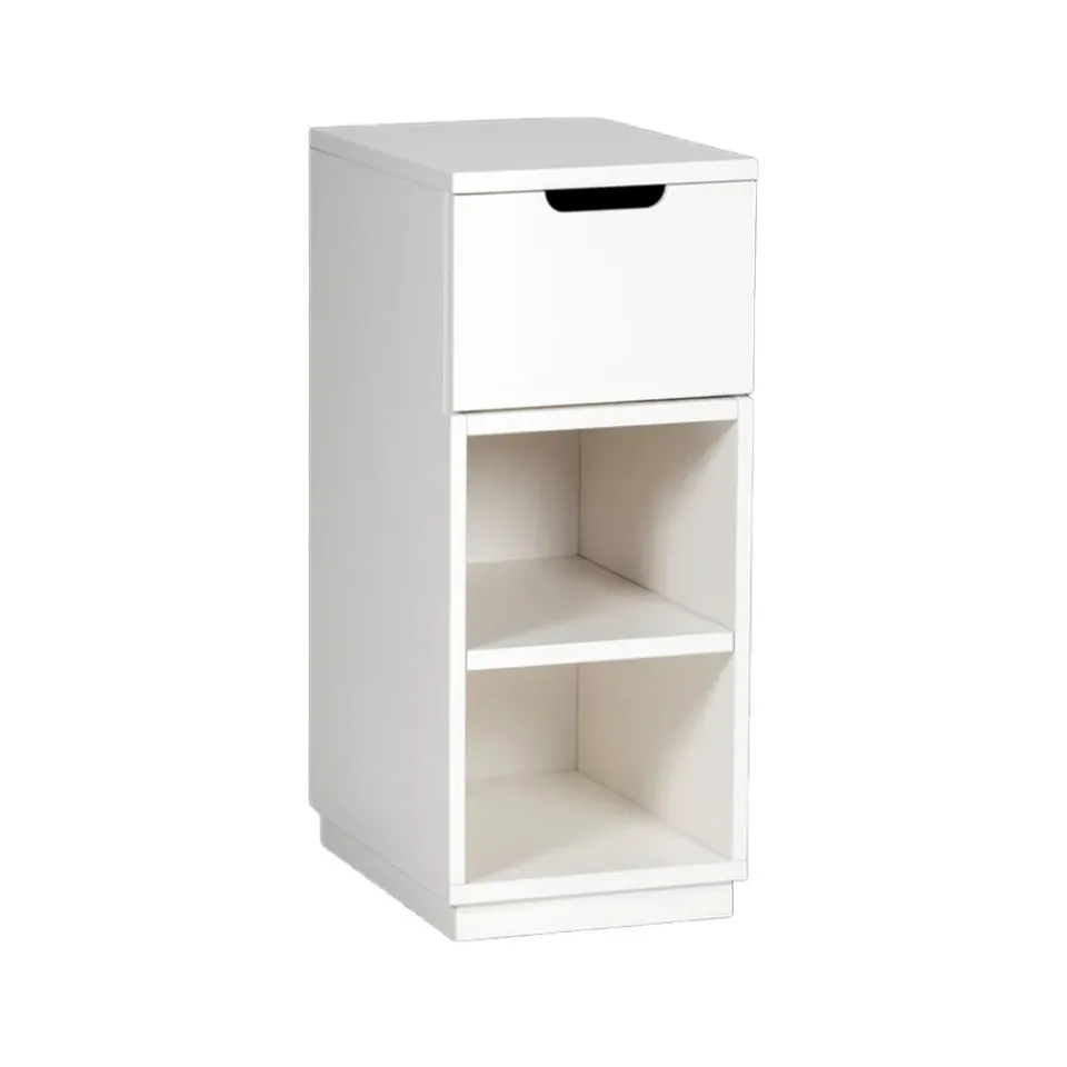 Mesita de noche Aoko 72 cm 1 cajón, Lacado*Mavis Discount