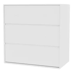 ómoda 3 cajones CARRY C, New white*Montana New