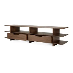 Mueble multimedia Kabuki, Teca teñida oscura*Ethnicraft Best