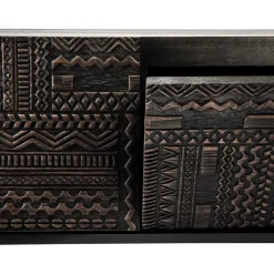 Mueble multimedia Tabwa , Teca negra 51x160 cm*Ethnicraft Clearance