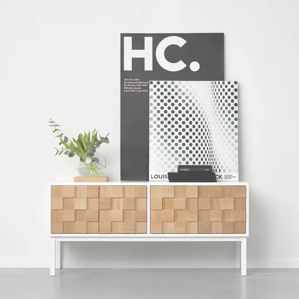 Mueble TV con patas Collect 2016, roble aceitado -*A2 Discount