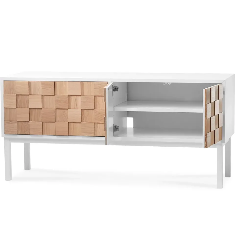 Mueble TV con patas Collect 2016, roble aceitado -*A2 Discount