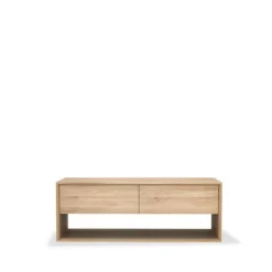 Mueble TV Nordic, Roble encerado 1 puerta 1 cajón 120*Ethnicraft