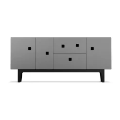 Mueble TV Peep M2, Slate grey, lacado negro*Zweed Best