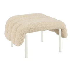 Ottoman Puffy 58x67 cm, Eggshell-cream*Hem Outlet