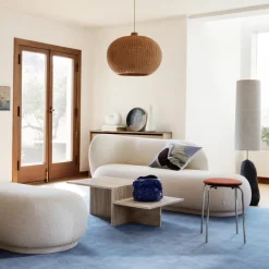 Ottoman Rico, Bouclé offwhite*Ferm Living New