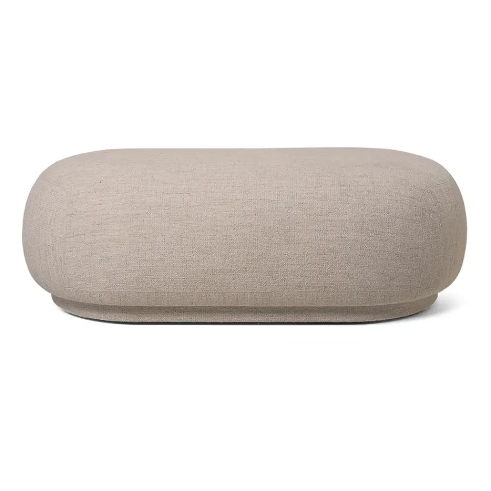 Ottoman Rico, Bouclé sand*Ferm Living Hot