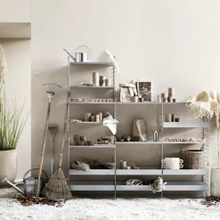 Panel de pared galvanizado Outdoor, Galvanizado, 50x30 cm, paquete de 1*String Hot