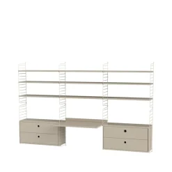 Panel de pared , , 75x30 cm, paquete de 2*String Outlet