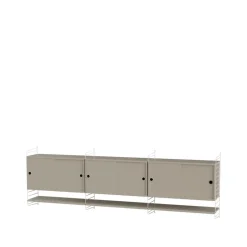 Panel de pared , Blanco, 75x30 cm, paquete de 2*String New