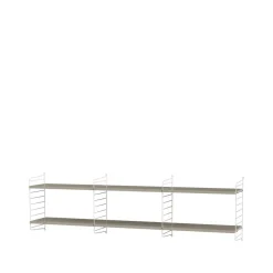 Panel de pared , Blanco, 50x30 cm, paquete de 2*String