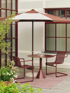 Parasol Terrazza Hexagon, Blanco roto-burdeos*HAY Outlet