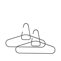 Percha A-Hanger, Black, set de 2*Zone Denmark Clearance