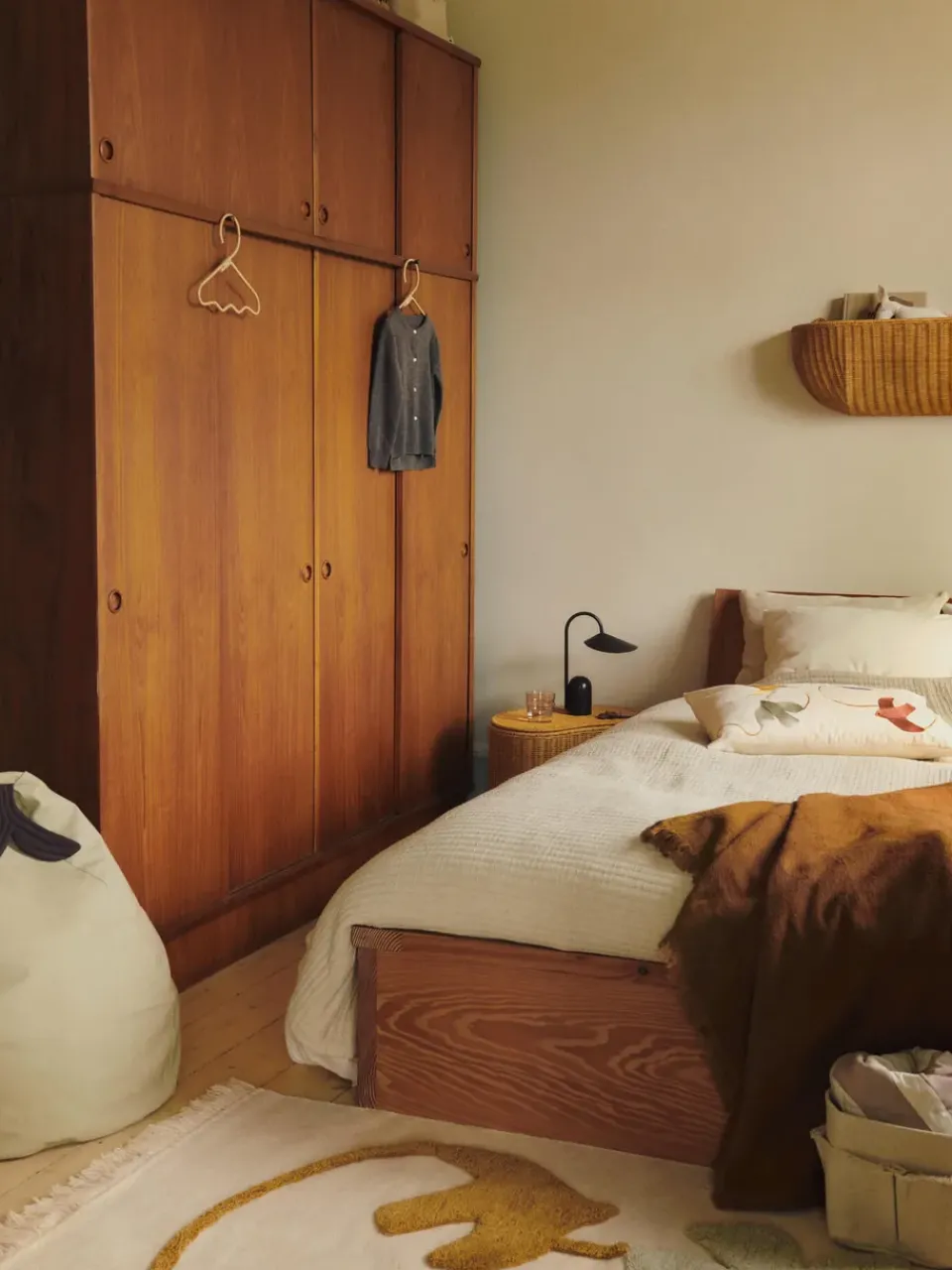 Perchas Wavi 3-pack, Natural*Ferm Living Outlet