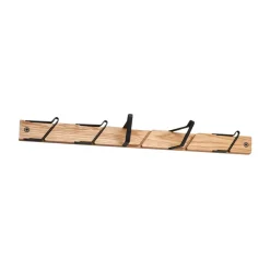 Perchero con ganchos Tamburin 52,5 cm, Roble-negro*Essem Design Best