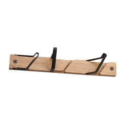 Perchero con ganchos Tamburin 31,5 cm, Roble-negro*Essem Design