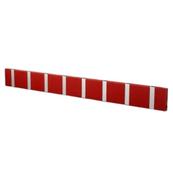 Perchero de pared Knax 80 cm, rojo-gris*LoCa New