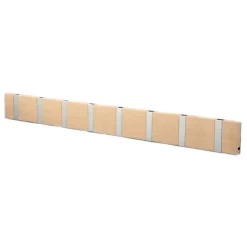 Perchero de pared Knax 80 cm, roble enjabonado-gris*LoCa New