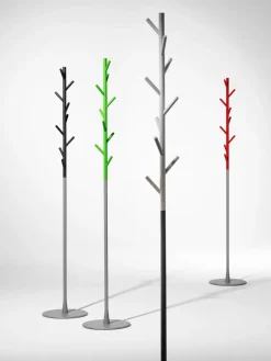 Perchero de pie Sticks, gris oscuro-plata*SMD Design