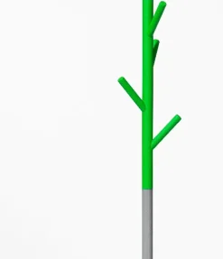 Perchero de pie Sticks, verde-plata*SMD Design Online