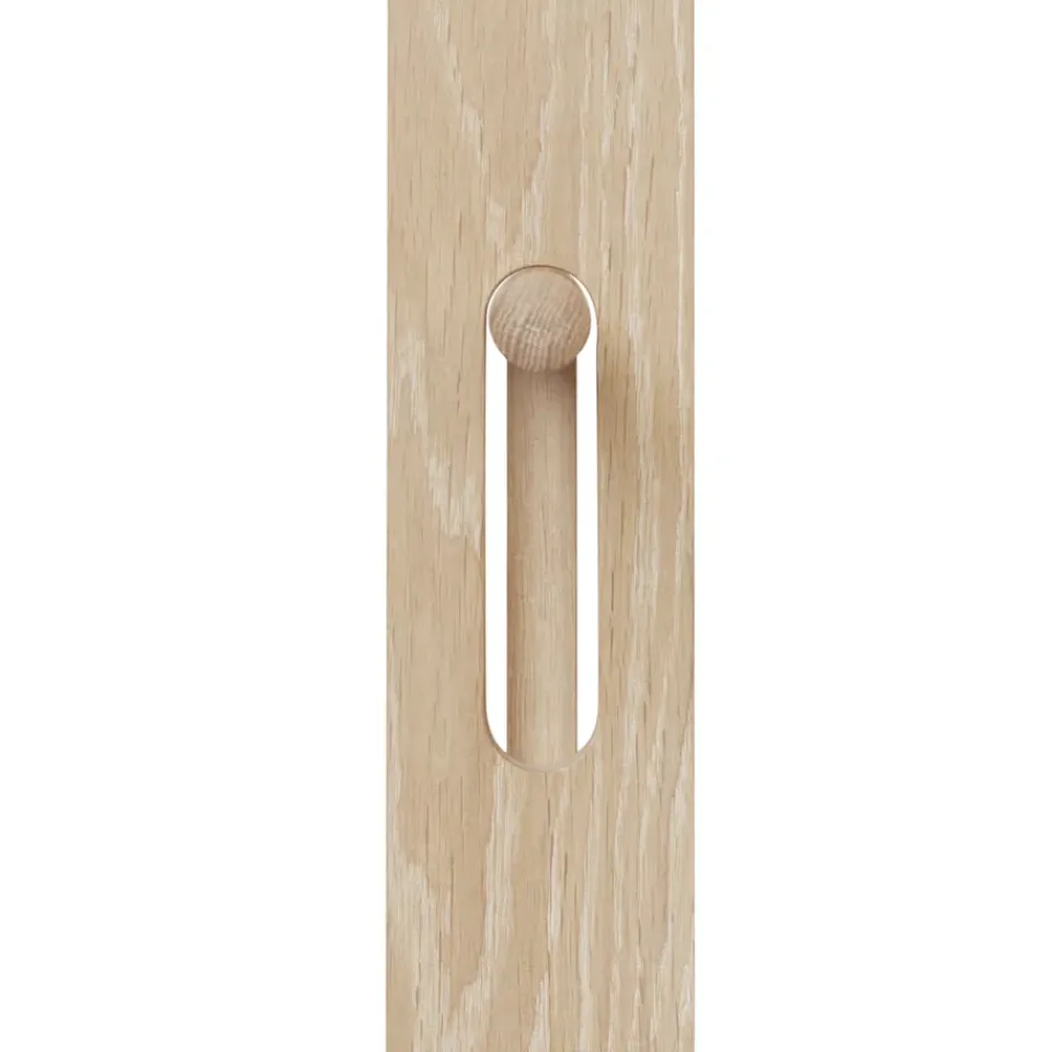 Perchero Foyer 173,3 cm, Roble blanco*Form & Refine