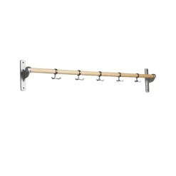 Perchero Nostalgi, Abedul, soportes aluminio*Essem Design Outlet