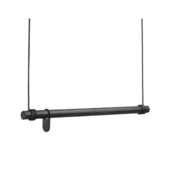 Perchero Swing, Oak black, m, cuerda negra*LIND DNA Best