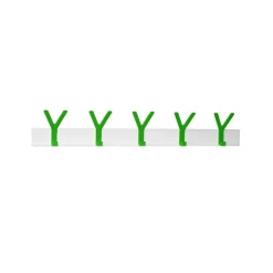 Perchero Y, , 5 ganchos verdes*SMD Design New