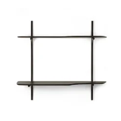 PI escritorio de pared, Madera de caoba dark brown, 140x48 cm*Ethnicraft
