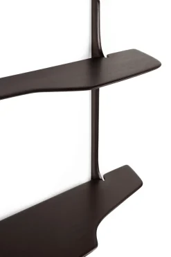 PI escritorio de pared, Madera de caoba dark brown, 140x48 cm*Ethnicraft
