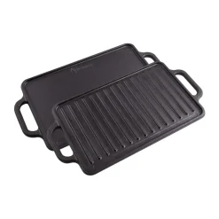 Plancha de hierro fundido reversible 21×33 cm,*Victoria Online