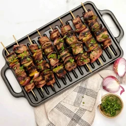 Plancha de hierro fundido reversible 21×33 cm,*Victoria Online