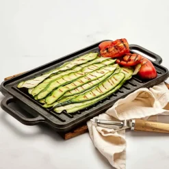 Plancha de hierro fundido reversible 21×33 cm,*Victoria Online