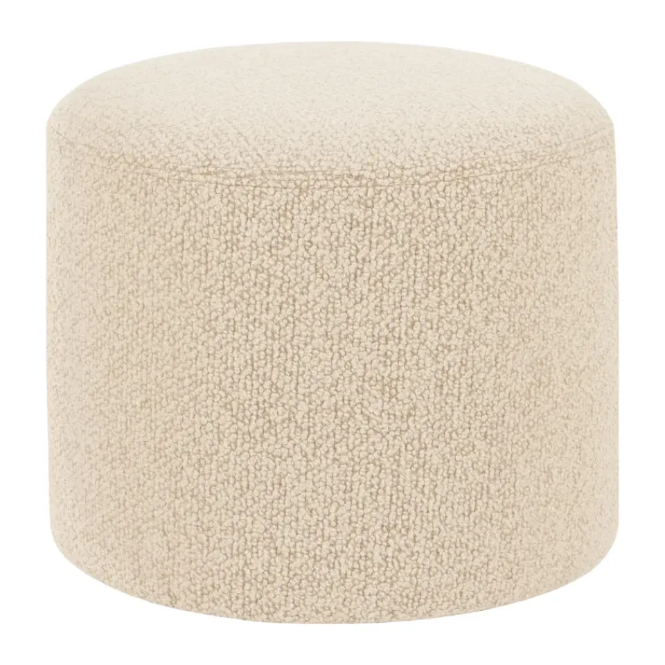Puf Bon Ø50x41 cm, Eggshell*Hem Outlet