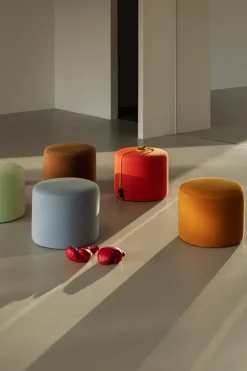 Puf Bon Ø50x41 cm, Eggshell*Hem Outlet