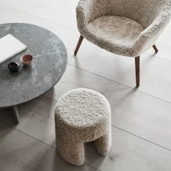 Puf Sequoia, Piel de oveja Moonlight*Fredericia Furniture Hot