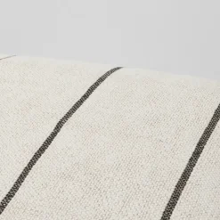 Puf Sigrid, Light beige-black, 50x50 cm*Broste Copenhagen Clearance