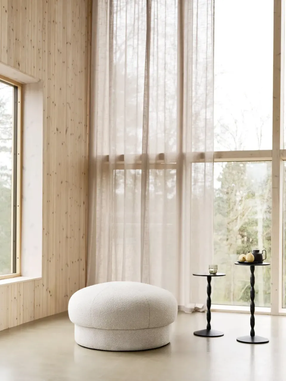 Puf Uno Ø94 cm, Cream*Design House Stockholm New