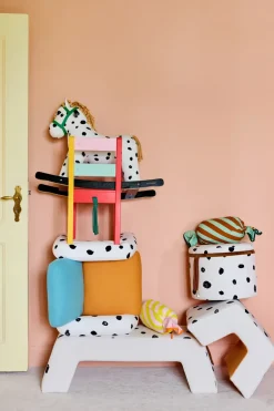 Puff con almacenamiento Pippi Ø40x30,5 cm,*Kid's Concept Best