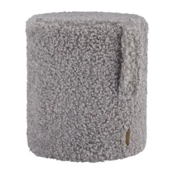 Puff de asiento Teddy, Sharkskin, Ø35 × 40 cm*Blomus Best