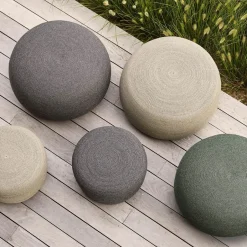 Reposapiés Circle Ø52 cm, Dark grey*Cane-line Sale