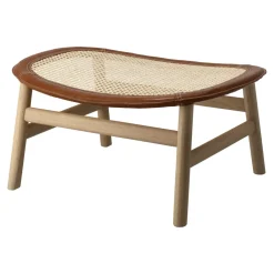 Reposapiés Dandy, Roble-natural-cuero Tärnsjö cognac*Gärsnäs