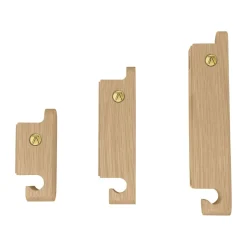 Set de 3 ganchos Multi Hooks, Oak*Andersen Furniture Hot